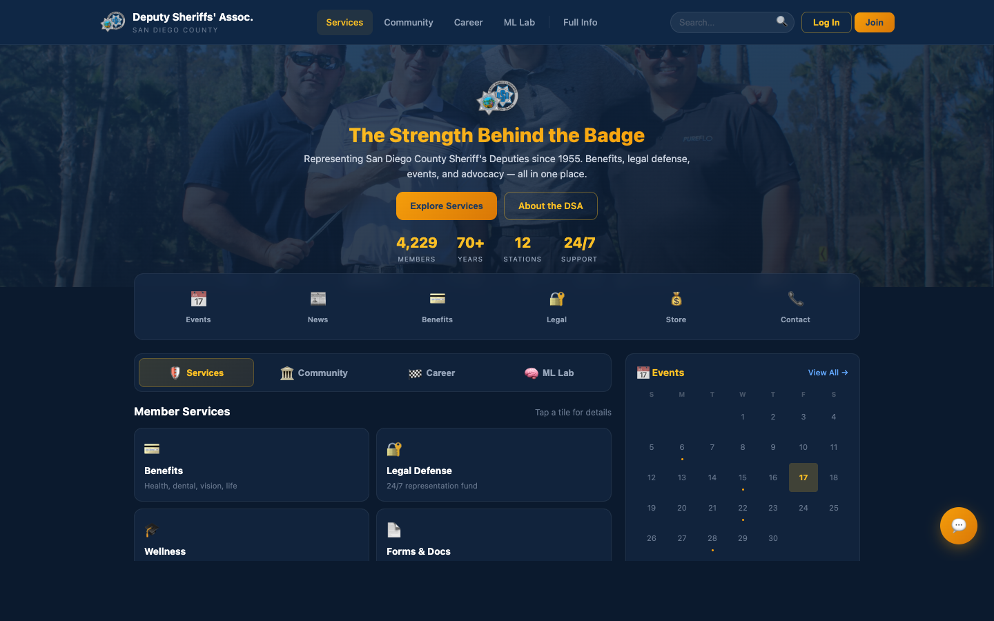 DSA Interactive Member Dashboard - Consolidated Resource Hub